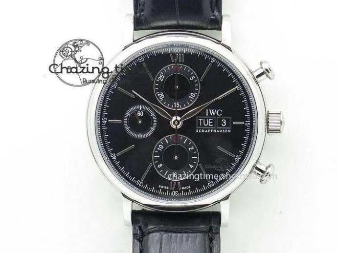 MIROTIME 0423 Reliable Big Pilot “Markus Buhler” IW5003 Turbine V6F Best Edition Blue Dial On Leather Strap A 7324